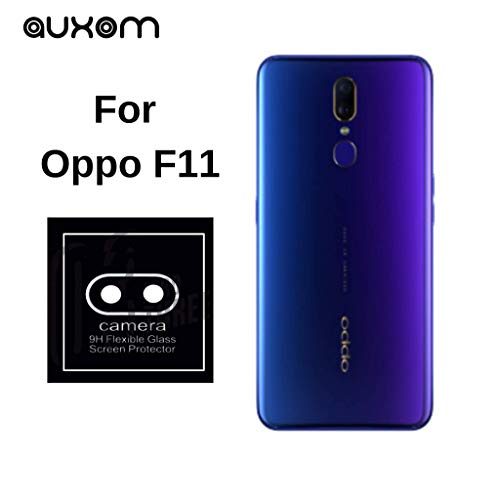 Product Cover AUXOM Camera Tempered Glass for Oppo F11 | Camera Lens Guard HD Clear Camera Glass Protector for Oppo F11