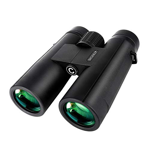 Product Cover BRIGENIUS 10x42 Roof Prism Binoculars with Clear Weak Light Vision, HD Professional Compact Binoculars for Bird Watching Hunting Travel Outdoor Sports Games and Concerts with BAK4 Prism FMC Lens