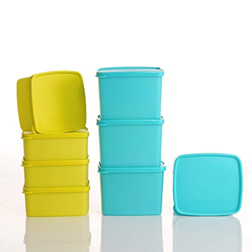 Product Cover Tupperware Square Refrigerator Container Fridge Box Cool N Fresh 8pc