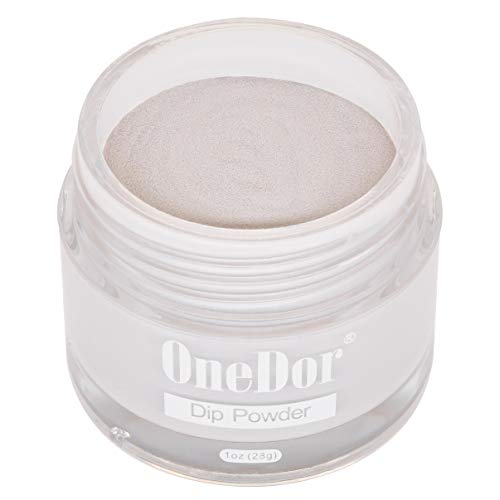 Product Cover OneDor Nail Dip Dipping Powder - Acrylic Color Pigment Powders Pro Collection System, 1 Oz. (20 - Gray)