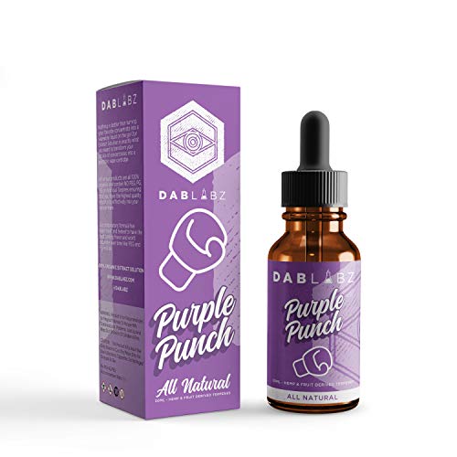 Product Cover DabLabz Terpenes Derived From Fruit and Hemp - Purple Punch (30 ml) - 100% All Natural Liquidizer Solution for Extracts - Eliminate the Use of PEG, PG, VG