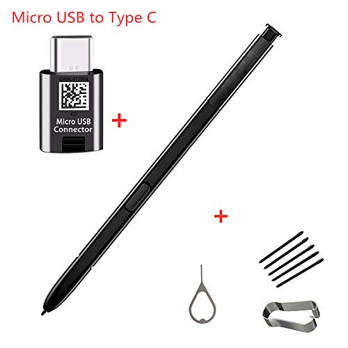 Product Cover Galaxy Note 8 Pen.S Pen Replacement Stylus Touch Pen for Samsung Galaxy Note 8 N950U N950W N950FD N950F +Micro USB to Type C Adapter+Tips/Nibs+Eject Pin Black