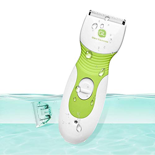 Product Cover Gland Baby Hair Clipper L-9A, Professional Haircuts with Ceramic Blade & Extra Combs, Ultra Quiet & Waterproof Grooming kit, Chargeable Hair Trimmer for Baby Infant Kids Children Boys Girls
