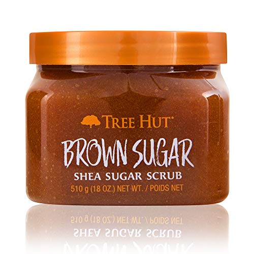 Product Cover Tree Hut Shea Sugar Scrub Brown Sugar, 18oz, Ultra Hydrating & Exfoliating Scrub for Nourishing Essential Body Care