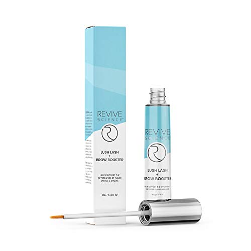 Product Cover Revive Science Eyelash Growth Serum & Eyebrow Enhancer - Biotin, Hydrating Vitamin E & Collagen - Naturally Grow Thicker & Longer Lashes - for Men and Women, 4ML / 0.14 FL OZ