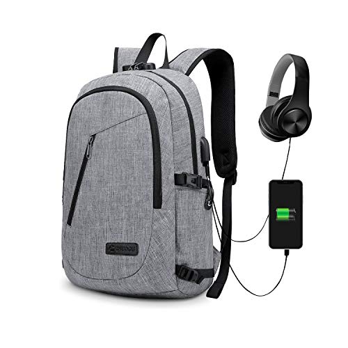 Product Cover Anti-Theft Laptop Backpack,Business Slim Durable backpack with USB Charging and Earphone Port College School Outside Water Resistant Daypack Backpack for Men and Women,Fits 15.6 Inch Computer Notebook