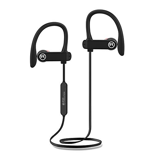 Product Cover Bass Evolution Pluto Bluetooth 5.0 Wireless Sports Earphone with Mic (Matte Black)
