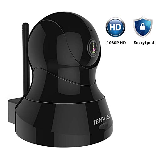 Product Cover TENVIS Indoor Security Camera - 1080P HD Wireless IP Camera w/PTZ, Night Vision, 2-Way Audio, WiFi Home Dome Baby Pet Dog Camera with Phone App
