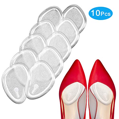 Product Cover Premium Metatarsal Pads, Soft Ball of Foot Cushions,Reduce Foot Pain and Provide Support, Suit for Men Women & All Shoes Types.（10 Pcs）