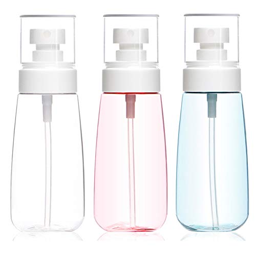 Product Cover Spray Bottles 100ml/3.4oz Fine Mist Empty Travel Cosmetic Refillable Container Hairspray Makeup Face Water Mister Plastic Sprayer Atomizer Toiletry for Skincare Lotion Perfume 3pcs