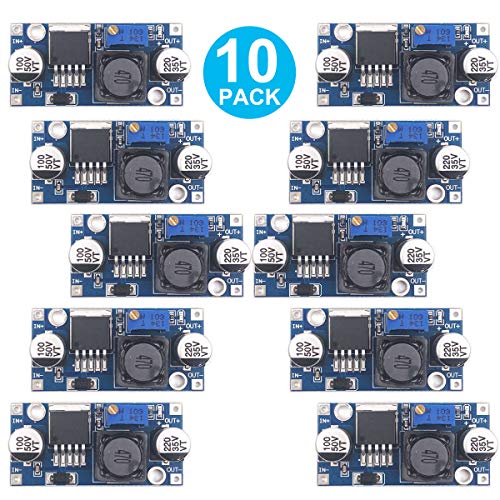 Product Cover Zixtec 10 Pack LM2596 DC-DC Buck Converter Step Down Module Power Supply DIP Output 1.25V-30V 3A