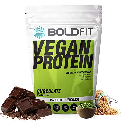 Product Cover Boldfit Vegan Plant Protein - Low Carb, Zero Sugar & Keto Friendly. 7 Superfoods & Antioxidants