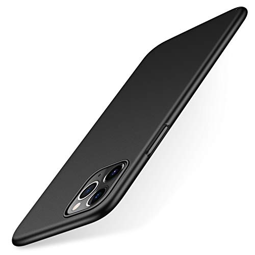 Product Cover TORRAS Slim Fit iPhone 11 Pro Case, Full Protective Ultra-Thin Hard Plastic Cover with Matte Finish Grip Phone Case for iPhone 11 Pro 5.8 inch, Space Black