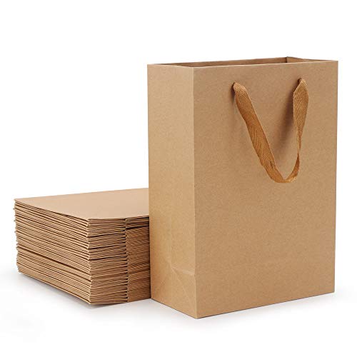 Product Cover Paper Bags with Handles, Eusoar 25pcs 9.8
