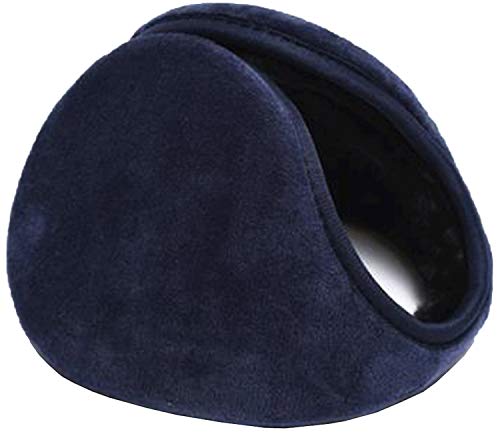 Product Cover HIG Ear Warmers Unisex Leather Classic Fleece Winter Warm Earmuffs for Men & Women