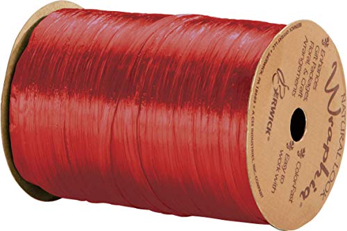 Product Cover Pearlized Red Wraphia Ribbon 1/4