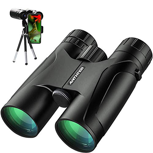 Product Cover 12X50 Powerful Binoculars, High Power HD Binocular for Adults with Smartphone Holder & Tripod, Waterproof Binoculars with Durable and Clear FMC BAK4 Prism Binoculars for Bird Watching, Camping, Hiking
