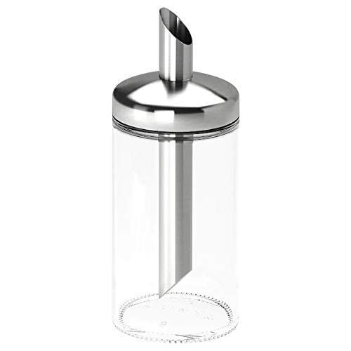 Product Cover Ikea DOLD Portion Sugar Shaker, Clear Glass, Stainless Steel, 15 cm (6