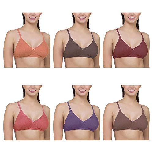 Product Cover Costafrey Women's Non-Padded Bra Pack of 6 (Multi- Color)