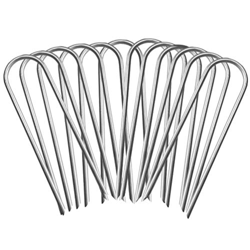 Product Cover Blanketown Trampoline Wind Stakes,Galvanized Steel Trampoline Stakes Anchors,12 Pack