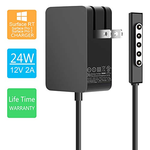 Product Cover Ostrich AC Adapter Charger 24W 12V 2A for Surface RT Surface Pro 1 and Surface 2 1512 Charger
