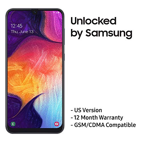 Product Cover Samsung Galaxy A50 US Version Factory Unlocked Cell Phone with 64GB Memory, 6.4