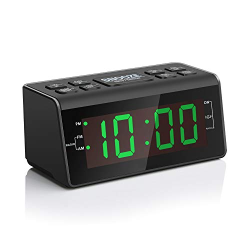 Product Cover Digital Alarm Clock Radio with AM/FM Radio, 1.2