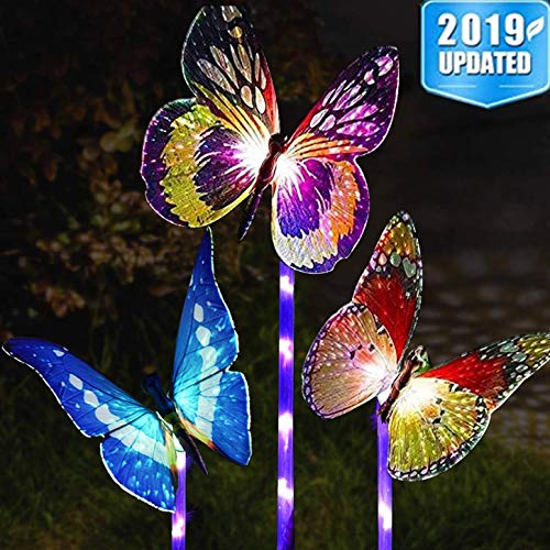 Product Cover XERGY Garden Solar Butterfly Lights Outdoor,Multi-Color Changing Solar Powered LED Garden Lights,Decorative Lights,Outdoor Decor,Garden Decorations.