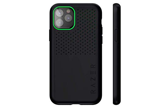 Product Cover Razer Arctech Pro for iPhone 11 Pro Max Case: Thermaphene & Venting Performance Cooling - Wireless Charging Compatible - Drop-Test Certified up to 10 ft - Matte Black