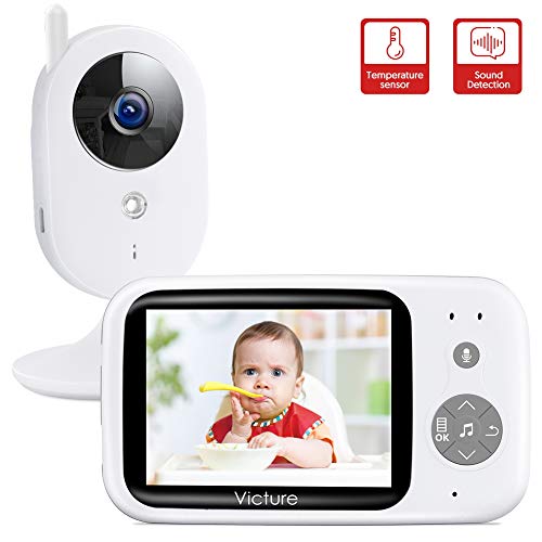 Product Cover Victure Baby Monitor,Video Baby Monitor with Camera and 2 Way Audio,Infrared Night Vision 3.2