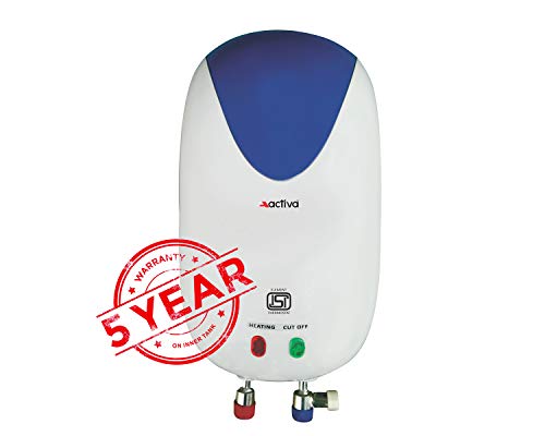 Product Cover ACTIVA Instant 3 LTR 3 KVA SPCEIAL Anti Rust Coated Tank Geyser with Full ABS Body with 5 Year Warranty Premium (White)