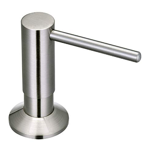 Product Cover Soap Dispenser for Kitchen Sink Basin Brushed Nickel Stainless Steel Built in