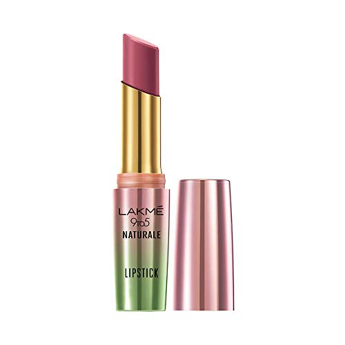 Product Cover Lakme 9to5 Naturale Matte Lipstick, Pink Velvet, 3.6 g
