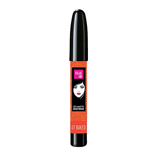 Product Cover Elle 18 Go Matte Lip Crayons, 07 Baked Blush, 2.2 g