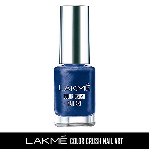 Product Cover Lakme Color Crush Nailart, M6 Navy Blue, 6 ml