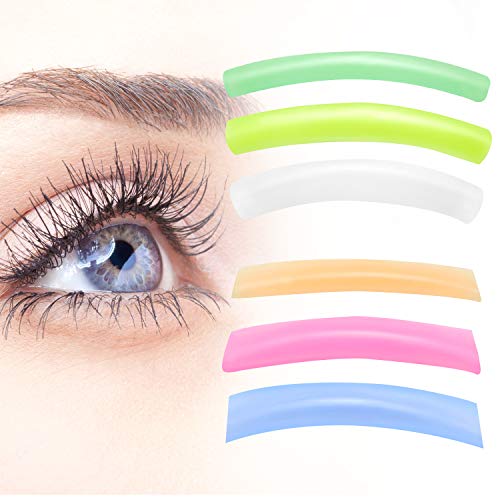 Product Cover 24 Pieces Eyelash Perming Pads Silicone Eyelash Perm Lift Pads Eyelash Perming Curler for Eyelash Lifting, S/M/L