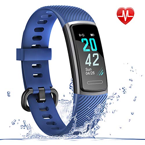 Product Cover LETSCOM Fitness Tracker HR, IP68 Water Resistant Color Screen Activity Tracker Smart Watch with Heart Rate Monitor Step Counting Sleep Tracking Calorie Counter Pedometer Wrist Band for Women Men Kids