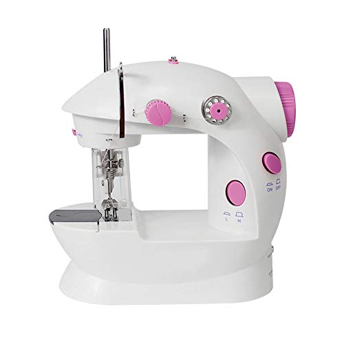 Product Cover Sewing Machine Mini Electric Portable  Handheld Embroidery Machine 2 Speed with Needle Protector Fit for Beginners Household Gift