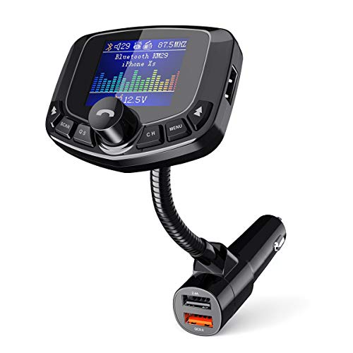 Product Cover TeckNet Bluetooth FM Transmitter for Car, Auto Search FM Channel 1.8