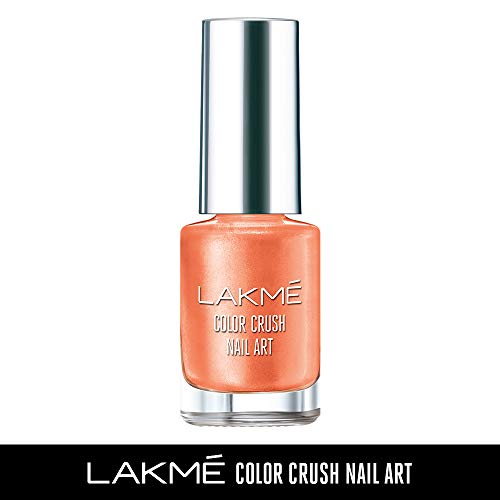 Product Cover Lakme Color Crush Nailart, M17 Peach, 6 ml