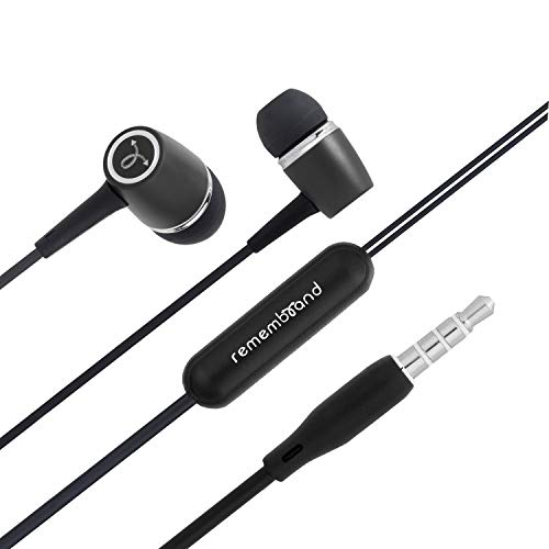 Product Cover Remembrand BassBox 270 in-Ear Headphones with Mic (Classy Black, Wired Earphones)