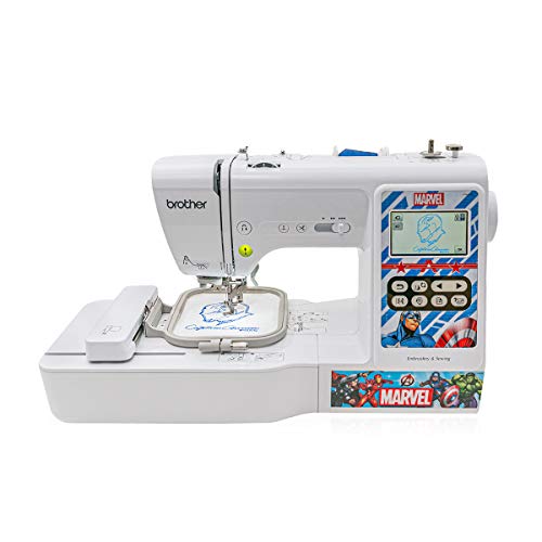 Product Cover Brother LB5000M Marvel Computerized Sewing and Embroidery Machine, White