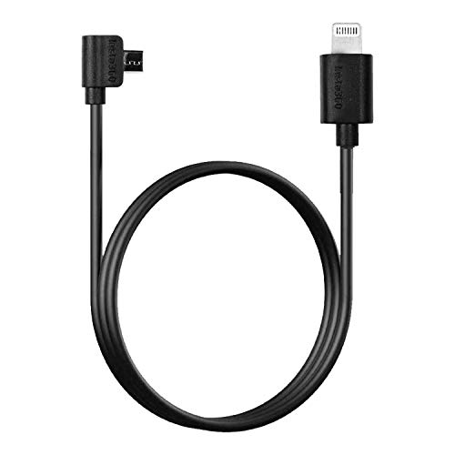 Product Cover Insta360 Transfer Cable Micro-USB to Ligtning for Insta360 ONE X 360 Camera - Compatible with Most iPhones