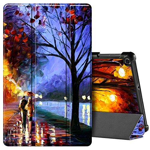 Product Cover EasyAcc Case for Samsung Galaxy Tab A 10.1 2019 - Ultra Slim Lightweight Cover with Stand Function Compatible for Samsung Galaxy Tab A T510/ T515 10.1 inch 2019 (Night Road)