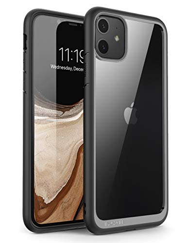 Product Cover SUPCASE Unicorn Beetle Style Series Case Designed for iPhone 11 6.1 Inch (2019 Release), Premium Hybrid Protective Clear Case (Black)