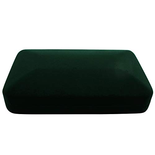 Product Cover Isaac Kieran Forest Green Velvet Necklace Gift Box Travel Storage Display Case 7x4.3