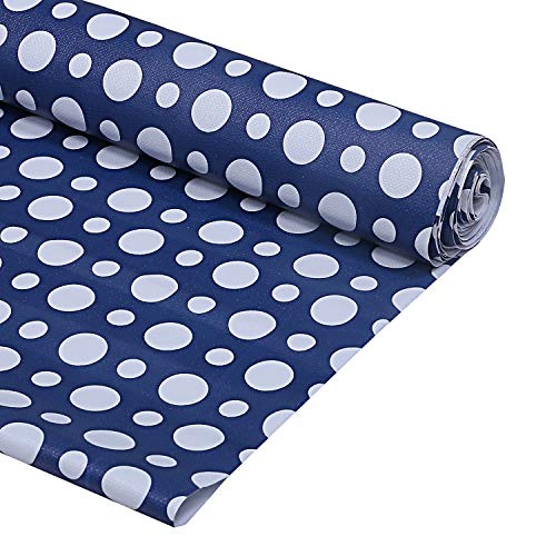 Product Cover Kuber Industries PVC Wardrobe Kitchen Drawer Shelf Mat 10 Mtr Roll (Blue), CTKTC13556