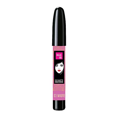 Product Cover Elle 18 Go Matte Lip Crayons, 03 Mauve Shot, 2.2 g