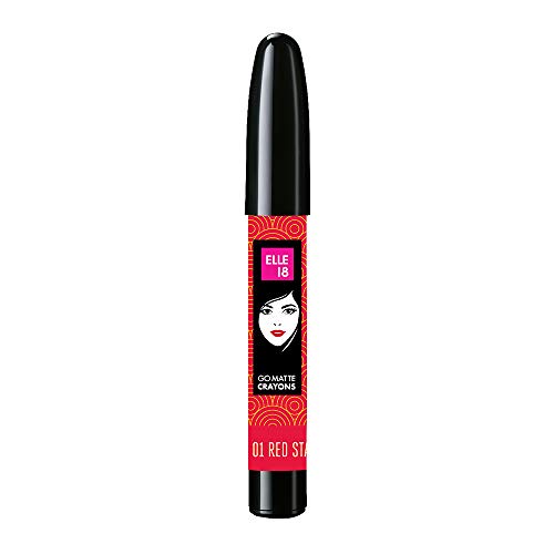 Product Cover Elle 18 Go Matte Lip Crayons, 01 Red Stay, 2.2 g