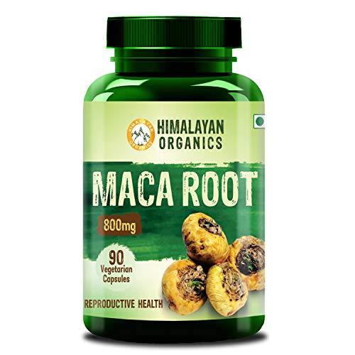 Product Cover Himalayan Organics Maca Root Extract 800mg | 90 Veg Capsules (90)